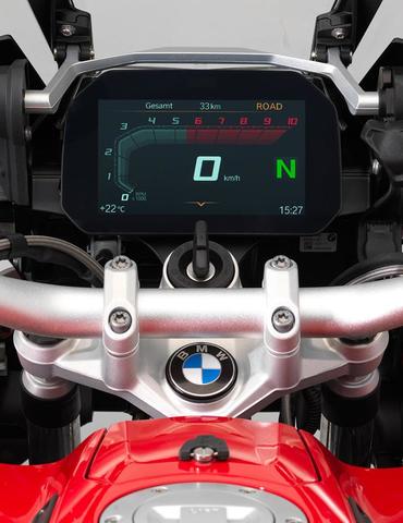 Nový displej a bmw motorrad connected